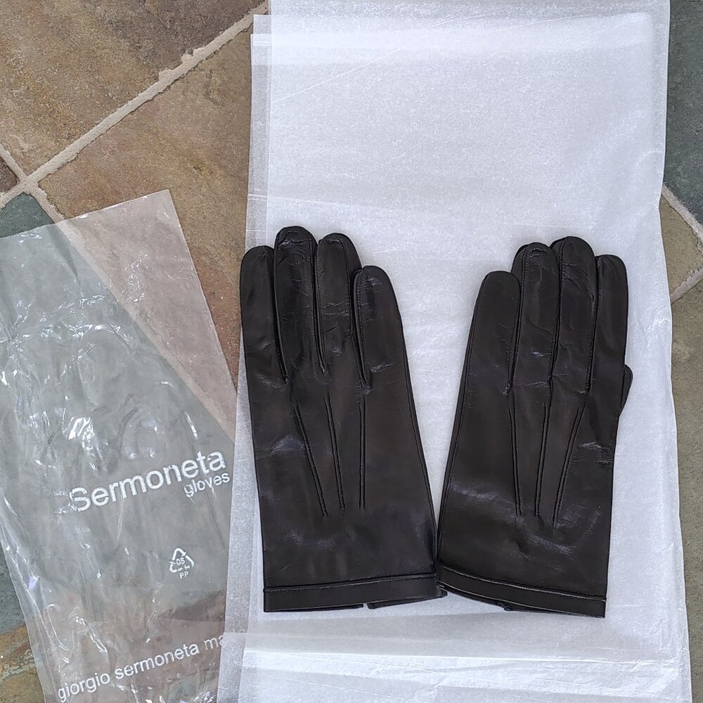 New Sermoneta Genuine Leather Gloves